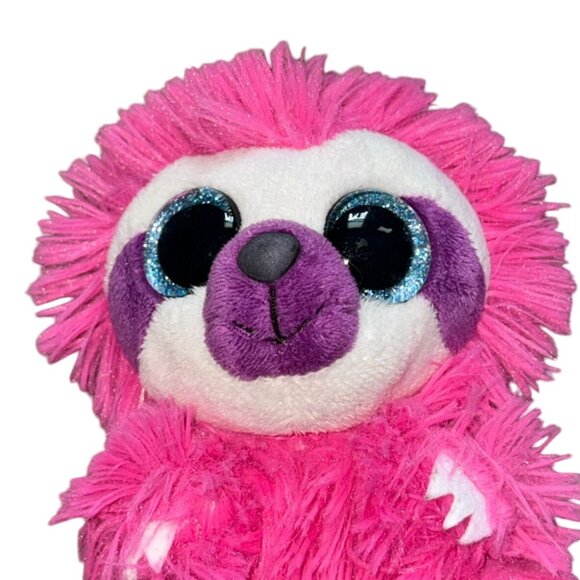 Wild Republic Lil Sweet & Sassy Pink Sloth -5.5"-GUC - Picture 2 of 4